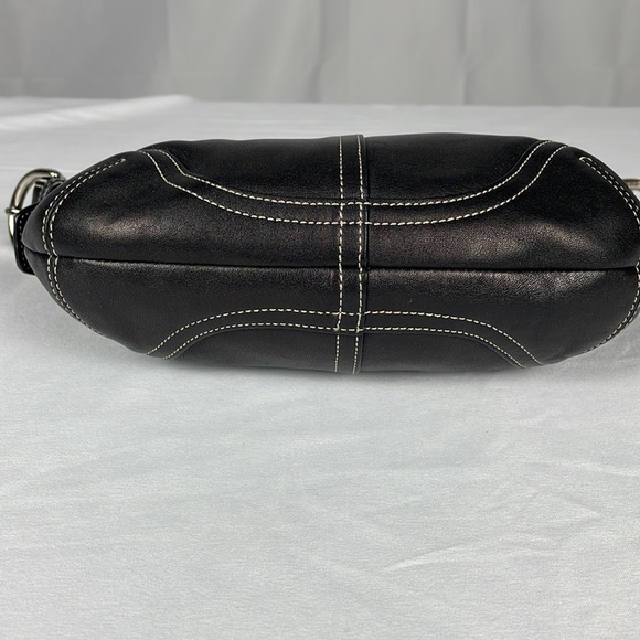 Coach Vintage Soho Hobo Black Leather Shoulder Bag - Picture 3 of 15